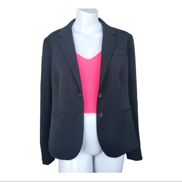 J. Crew Jackets & Blazers - J. Crew Black 2-Button Plus Stretch Career Blazer